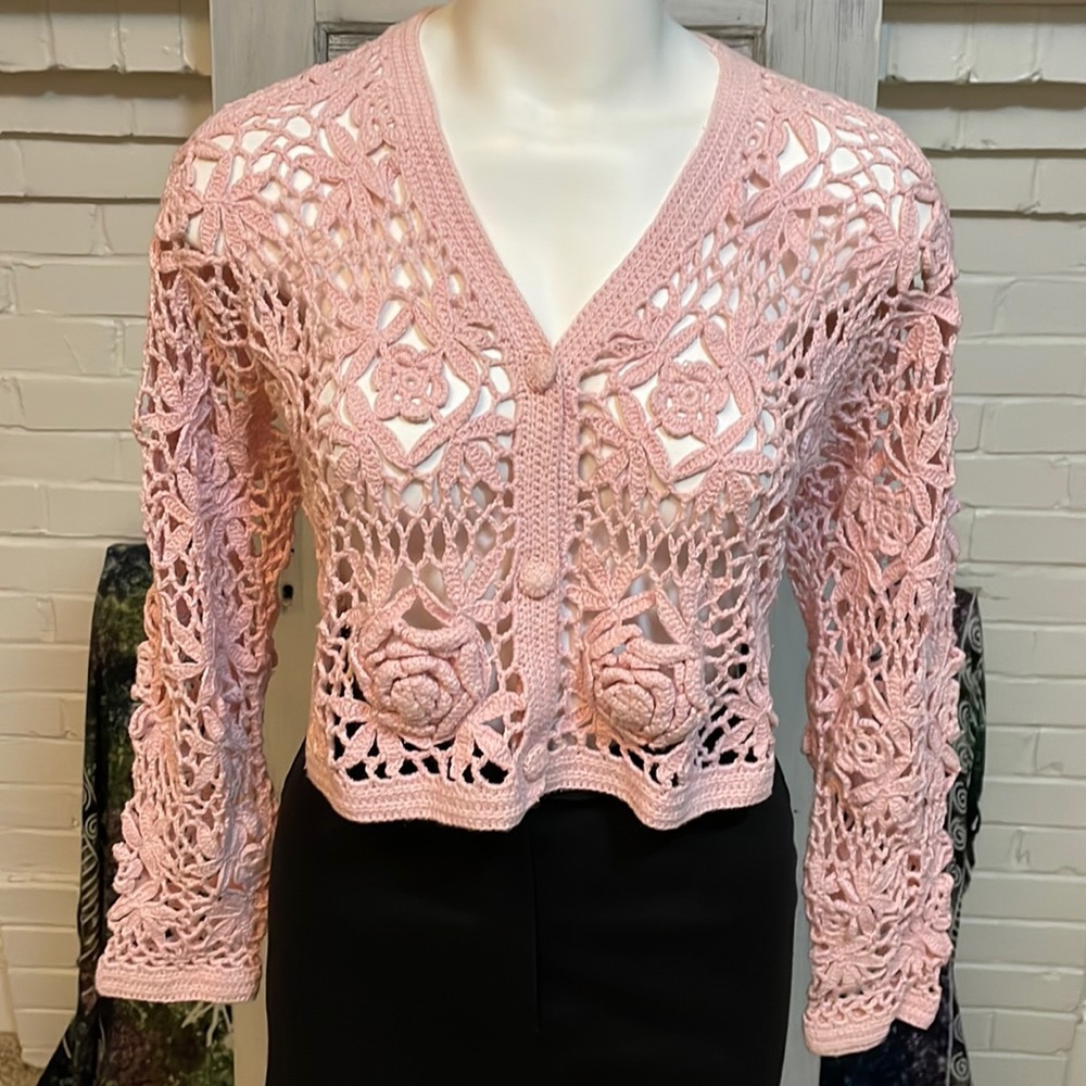 HANDKNIT The Piper Pink Sweater